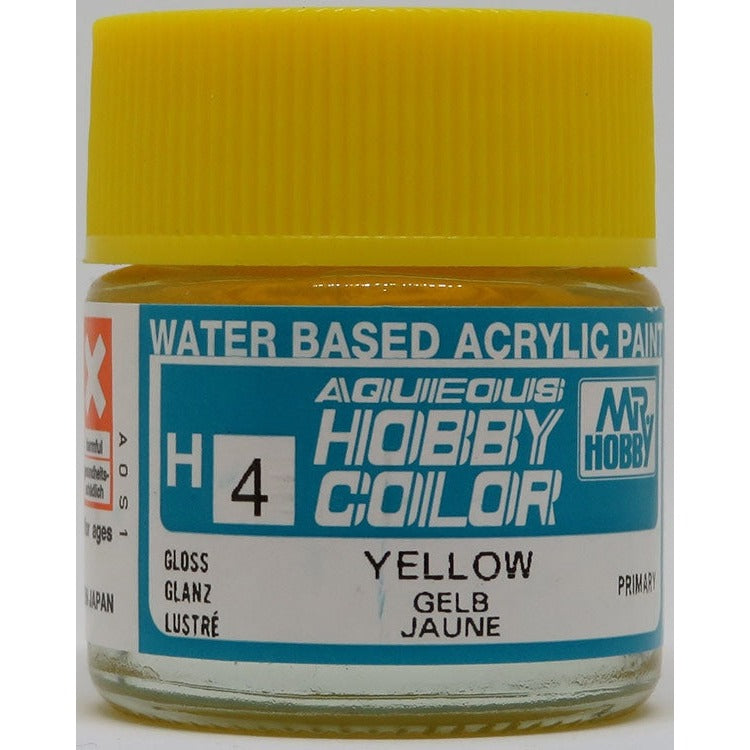 GSI Creos Mr. Hobby Aqueous Color H-004 【GLOSS YELLOW】