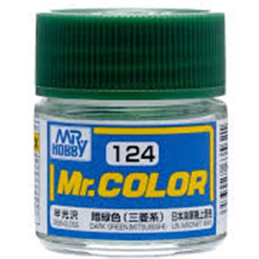 GSI Creos Mr. Color 124 Dark Green Miysubishi (SEMI GLOSS) 10ml
