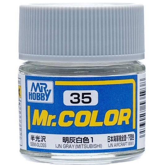 GSI Creos Mr. Color 035 Ijn Gray (MITSUBISHI) (SEMI GLOSS) 10ml