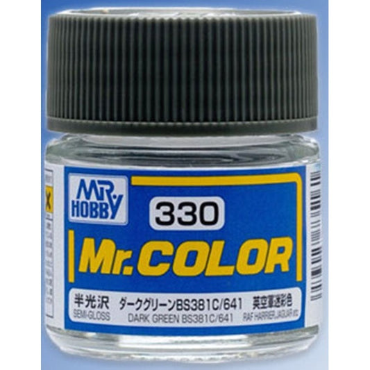 GSI Creos Mr. Color 330 Dark Green BS381C/641 (Semi Gloss) 10ml
