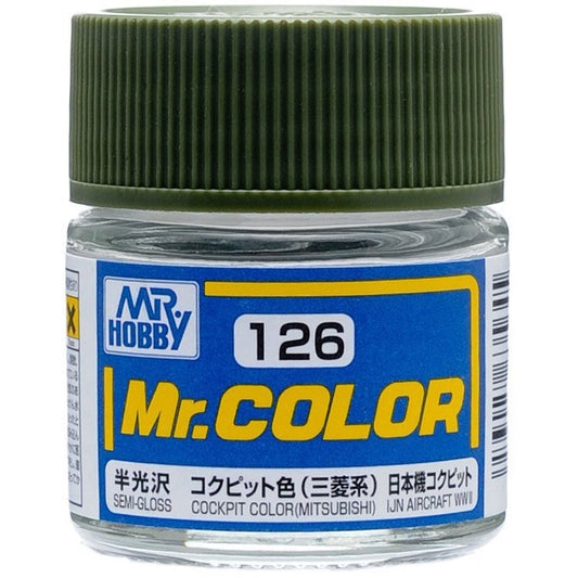 GSI Creos Mr. Color 126 Cockpit Color Mitusbishi (SEMI GLOSS) 10ml