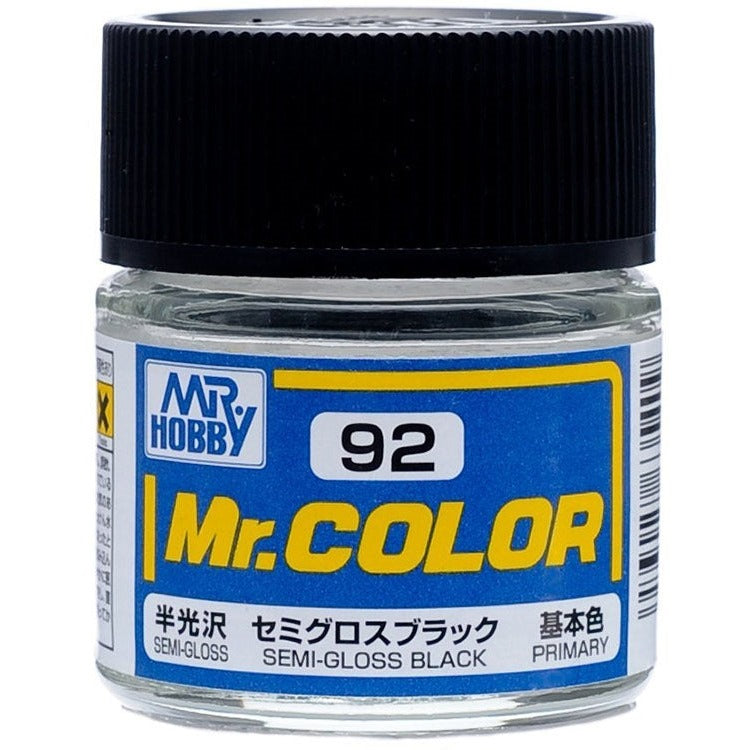 GSI Creos Mr. Color 092 Semi Gloss Black (SEMI GLOSS) 10ml