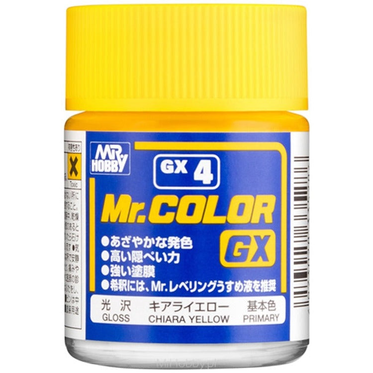GSI Creos Mr. Color GX4 Chara Yellow (Gloss) 18ml