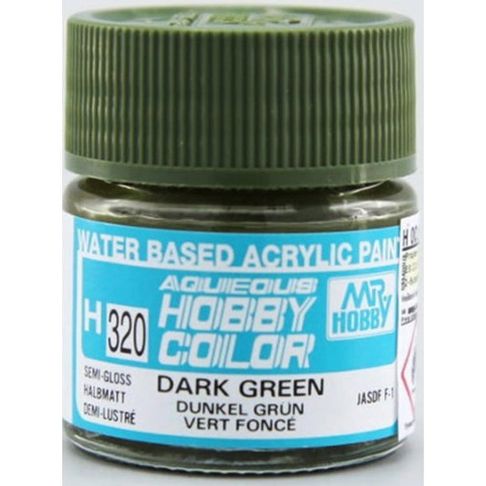 GSI Creos Mr. Hobby Aqueous Color H-320【SEMI GLOSS DARK GREEN】