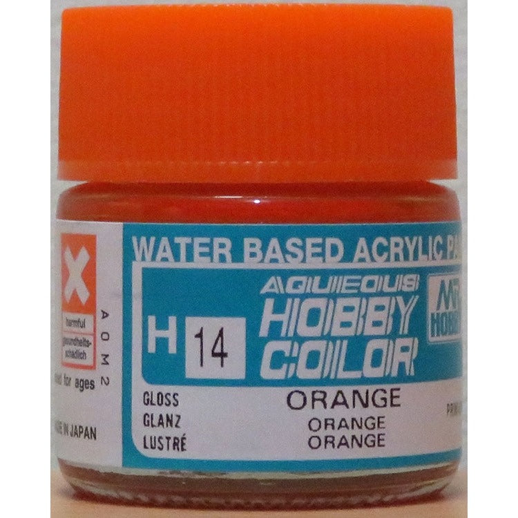 GSI Creos Mr. Hobby Aqueous Color H-014 【GLOSS ORANGE】