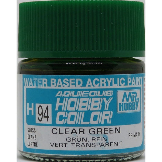 GSI Creos Mr. Hobby Aqueous Color H-094【GLOSS CLEAR GREEN】