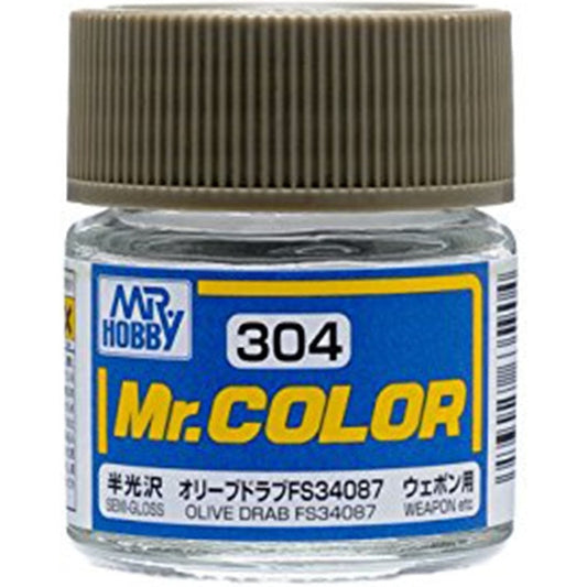 GSI Creos Mr. Color 304 Olive Drab FS34087 (Semi Gloss) 10ml