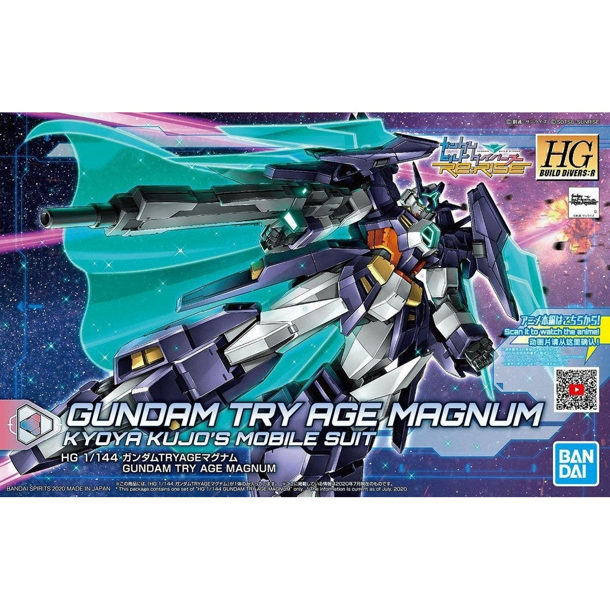 HGBD:R 1/144 Gundam Tryage Magnum