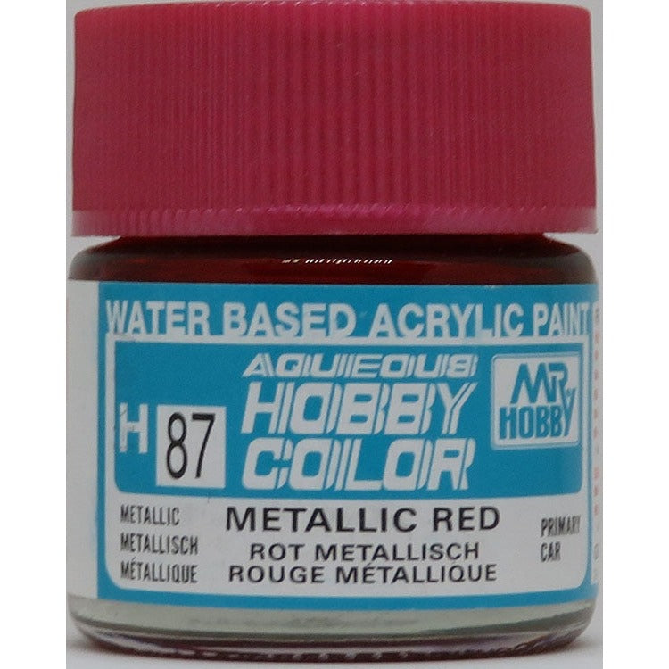 GSI Creos Mr. Hobby Aqueous Color H-087 【METALLIC RED】