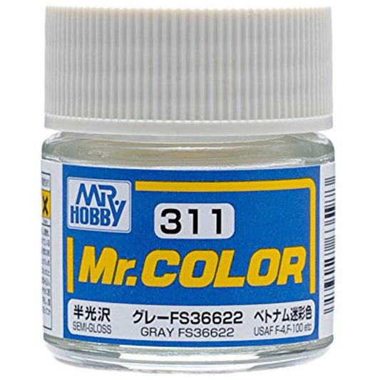 GSI Creos Mr. Color 311 Gray FS36622 (Semi Gloss) 10ml