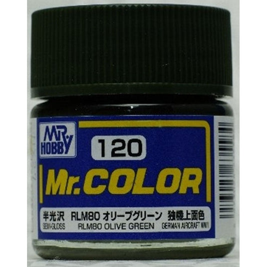 GSI Creos Mr. Color 120 RLM80 Olive Green (SEMI GLOSS) 10ml