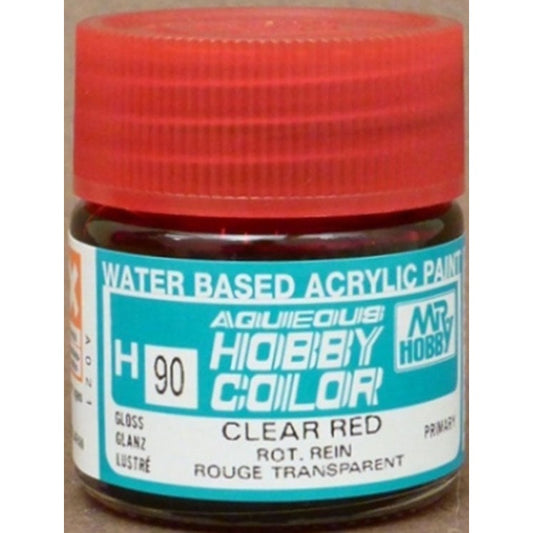 GSI Creos Mr. Hobby Aqueous Color H-090【GLOSS CLEAR RED】