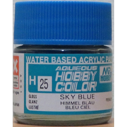 GSI Creos Mr. Hobby Aqueous Color H-025 【GLOSS SKY BLUE】