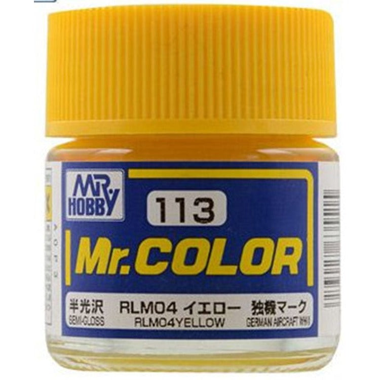 GSI Creos Mr. Color 113 RLM04 Yellow (SEMI GLOSS) 10ml