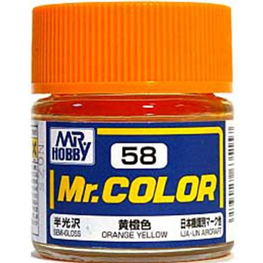 GSI Creos Mr. Color 058 Orange Yellow (SEMI GLOSS) 10ml