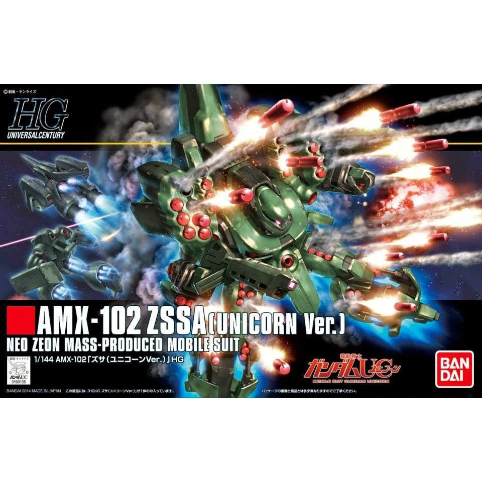 1/144 HGUC 180 AMX-102 Zssa [Unicorn Ver.]