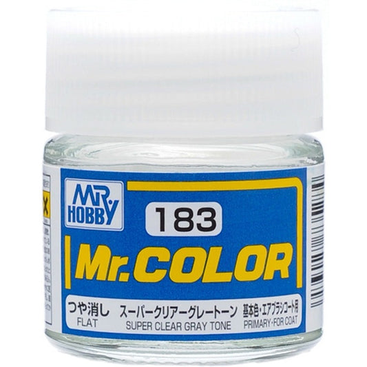 GSI Creos Mr. Color 183 Super Clear Gray Tone (Flat)  10ml