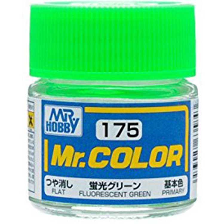 GSI Creos Mr. Color 175 Fluorescent Green (Flat)  10ml