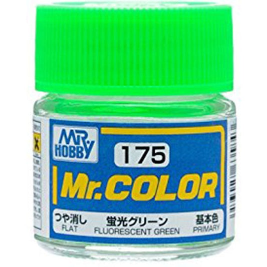 GSI Creos Mr. Color 175 Fluorescent Green (Flat)  10ml