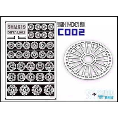 SH STUDIO Gundam Turbine Blade etched metal upgrade kit
