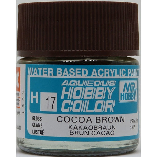 GSI Creos Mr. Hobby Aqueous Color  H-017 【GLOSS COCOA BROWN】
