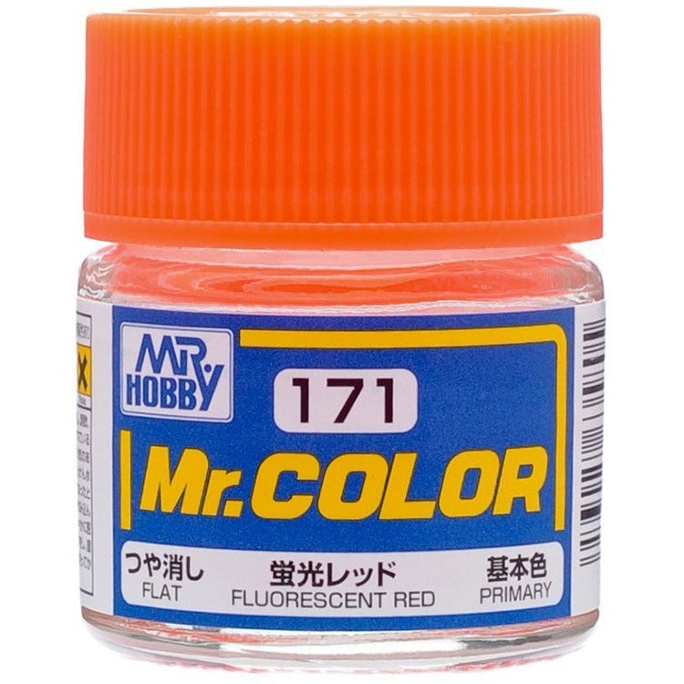 GSI Creos Mr. Color 171 Fluorescent Red (Semi Gloss)  10ml