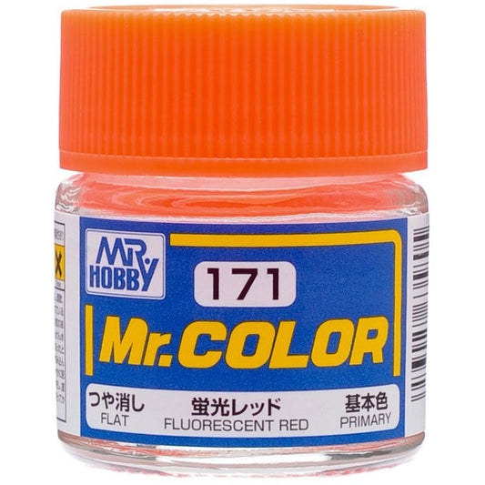 GSI Creos Mr. Color 171 Fluorescent Red (Semi Gloss)  10ml