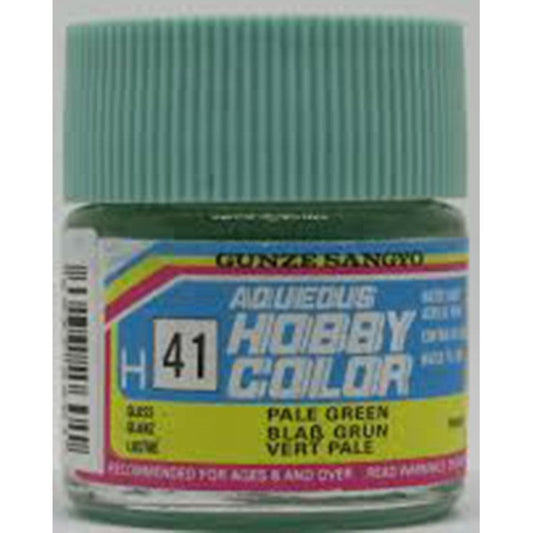 GSI Creos Mr. Hobby Aqueous Color H-041 【GLOSS PALE GREEN】
