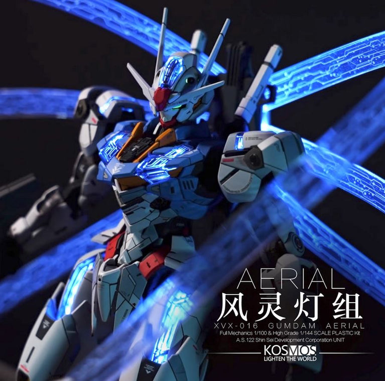 【Preorder in Sep】Kosmos RGB LED Unit for FM 1/100 XVX-016 Gundam Aerial Funnel Colorful RGB LED Unit