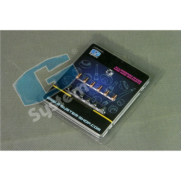G System - Metal Thruster Set (DARK IRON COATING) Ø 7 x 6.5mm