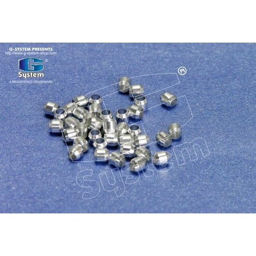G System - Aluminum-made beads (basic coating) Ø 3 x 3 mm