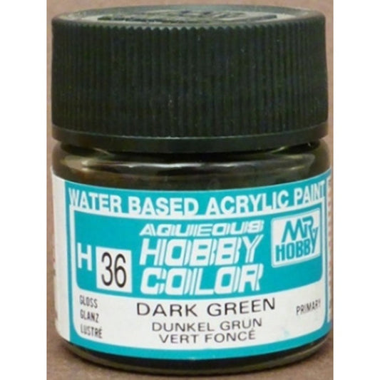GSI Creos Mr. Hobby Aqueous Color H-036 【GLOSS DARK GREEN】