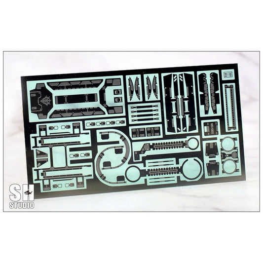SH STUDIO MG 1/100 MS-06S Zaku II etched metal upgrade kit