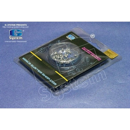G System - Aluminum-made beads (basic coating) Ø 3 x 3 mm