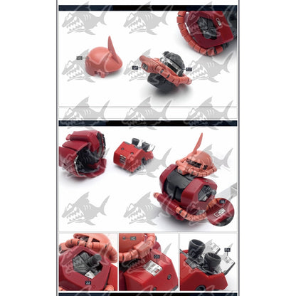 Feuille de détails en métal gravé MG 1/100 MS-06S Zaku II