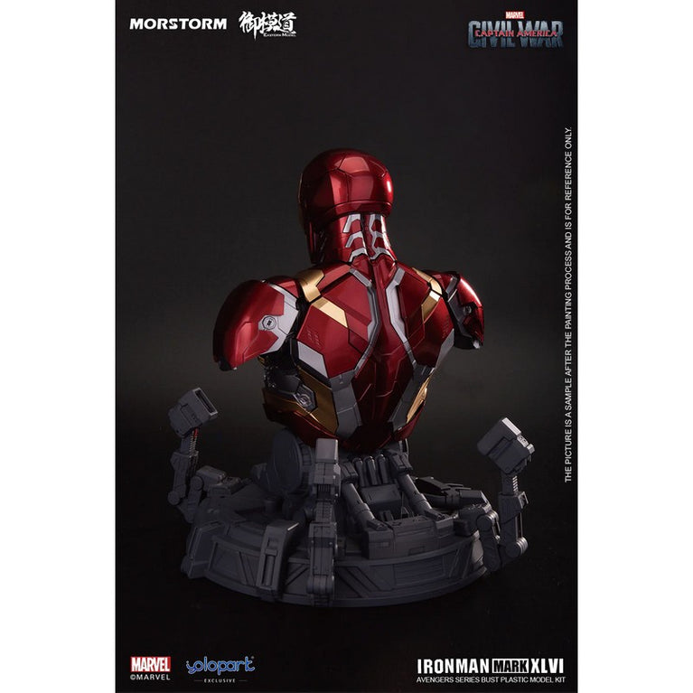 Iron Man Mark XLVI Bust Plastic Model Kit