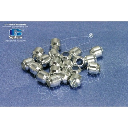 G System - Alluminium-made beads (basic coating) Ø 7 x 7 mm