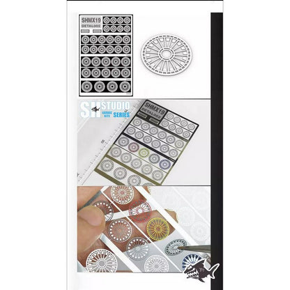 SH STUDIO Gundam Turbine Blade etched metal upgrade kit