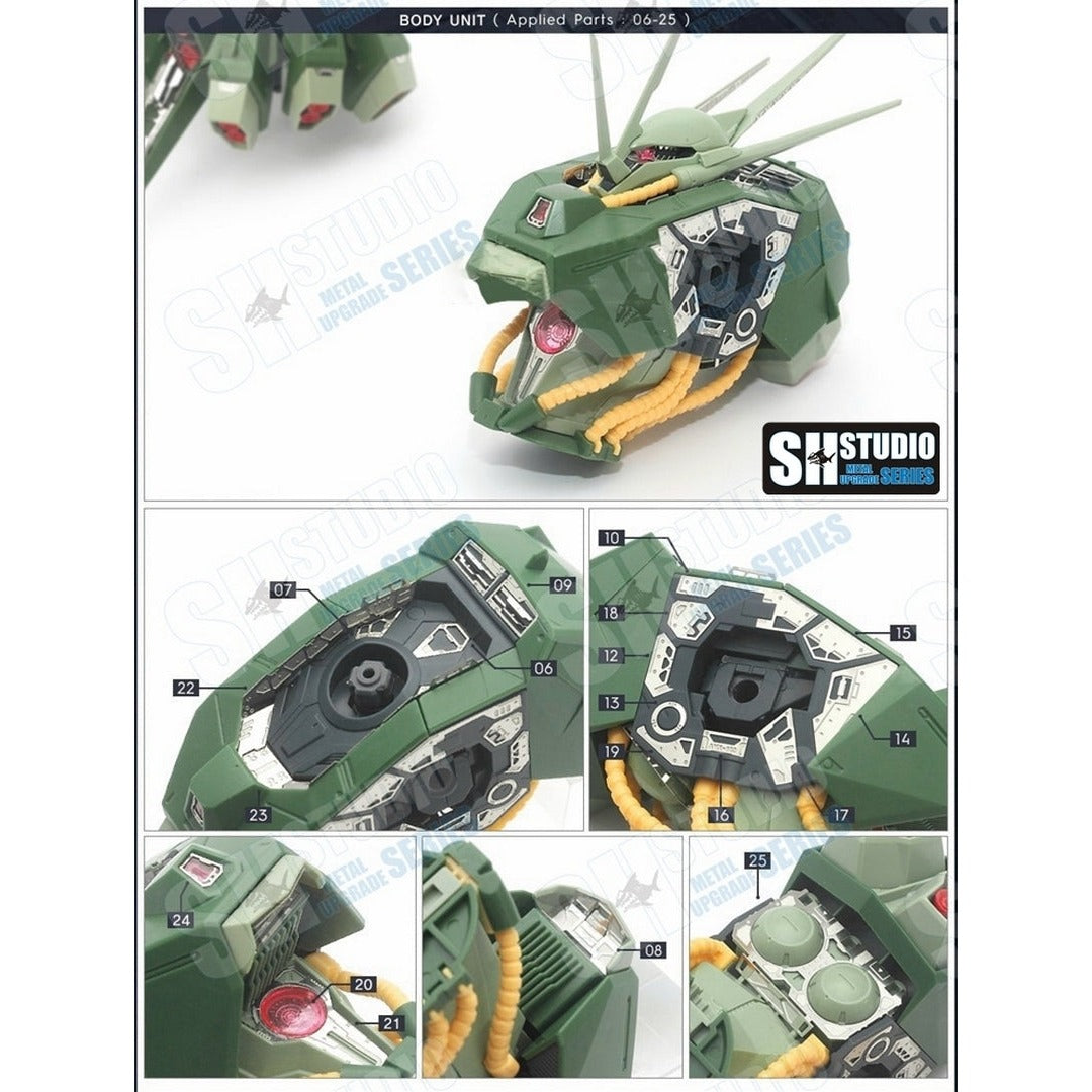 SH STUDIO 1/100 RE/100 Hamma-Hamma etched metal upgrade kit