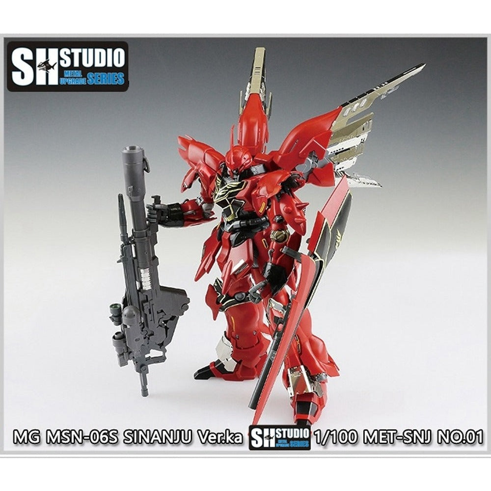 SH STUDIO MG 1/100 MSN-06S Sinanju etched metal upgrade kit