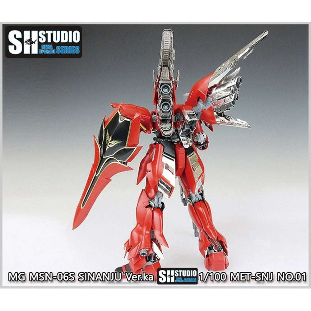 SH STUDIO MG 1/100 MSN-06S Sinanju etched metal upgrade kit