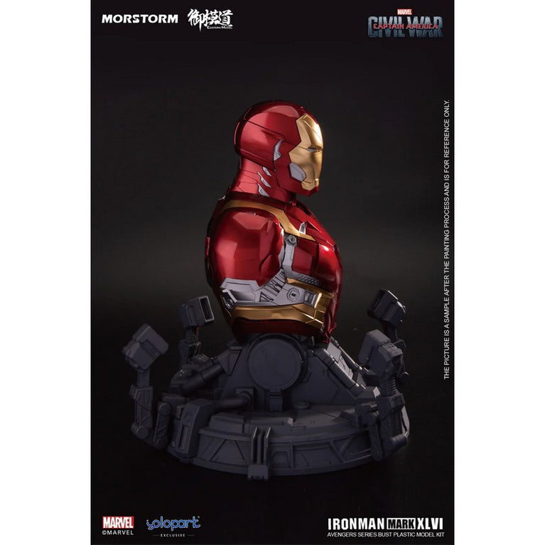 Iron Man Mark XLVI Bust Plastic Model Kit