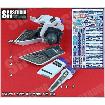 SH STUDIO MG 1/100 RX-93-ν2 HI-ν Gundam Ver.KA etched metal upgrade kit