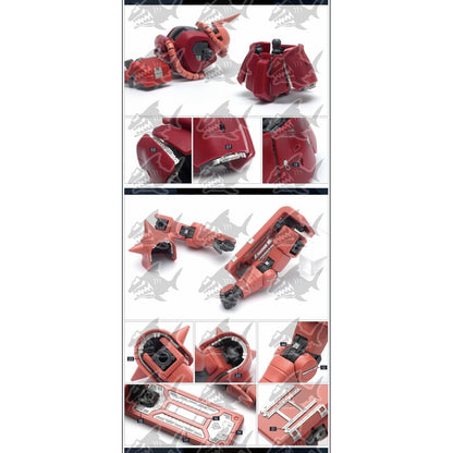 Feuille de détails en métal gravé MG 1/100 MS-06S Zaku II