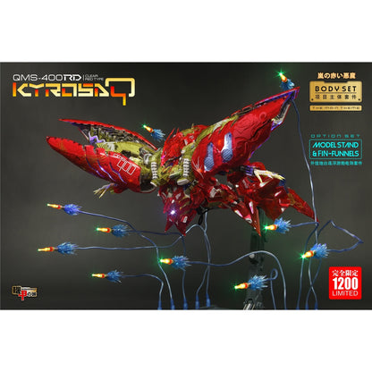 Mechanicore 1/72 QMS-400RD Clear Red Kyrosa-Q w/ Weapon & Fun Finnel Stand whole set