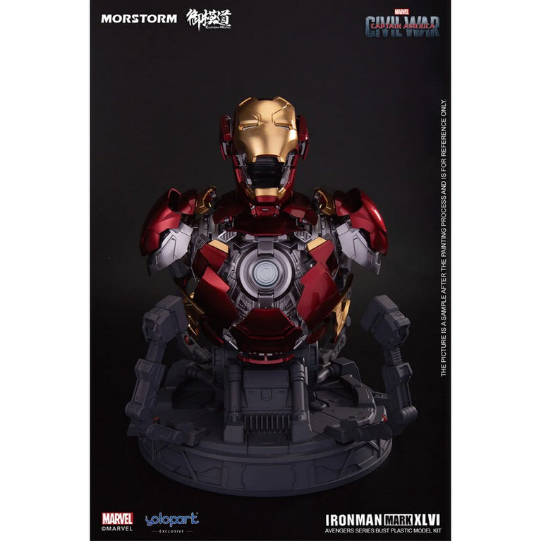 Iron Man Mark XLVI Bust Plastic Model Kit