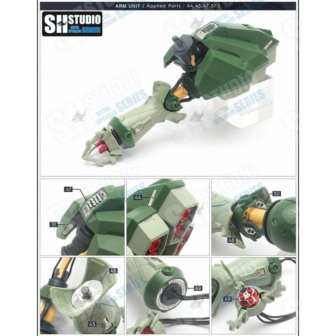 SH STUDIO 1/100 RE/100 Hamma-Hamma etched metal upgrade kit