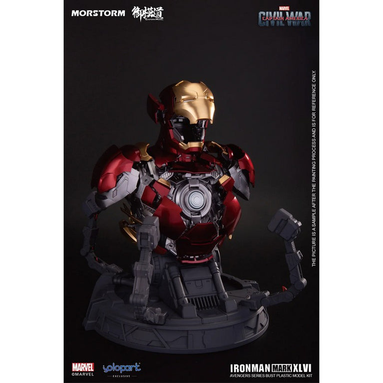 Iron Man Mark XLVI Bust Plastic Model Kit