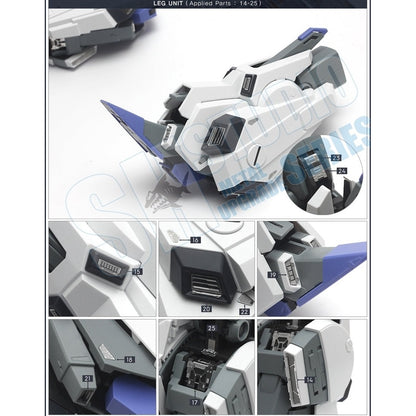 SH STUDIO MG 1/100 F.A. TEST MS FA-010 FAZZ etched metal upgrade kit