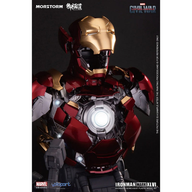 Iron Man Mark XLVI Bust Plastic Model Kit